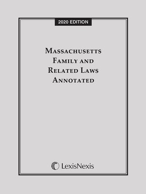 cover image of Massachusetts Family and Related Laws Annotated